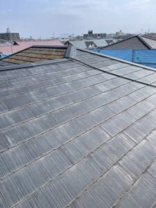 宇都宮市下川俣町にて築30年戸建て屋根・外壁塗装 施工前